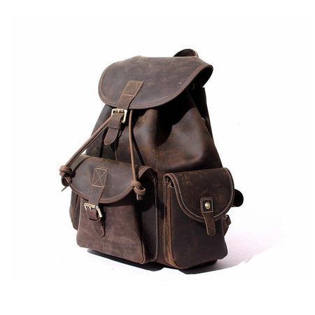 The Asmund Backpack | Genuine Leather Rucksack - Drakoi Marketplace