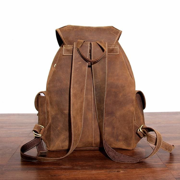 The Asmund Backpack | Genuine Leather Rucksack - Drakoi Marketplace