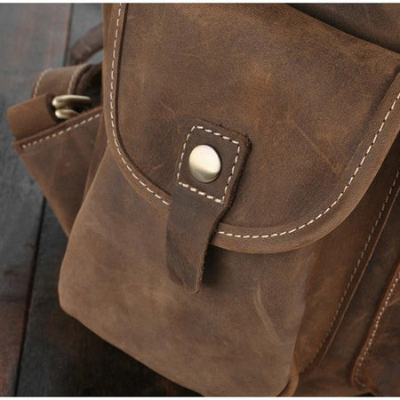 The Asmund Backpack | Genuine Leather Rucksack - Drakoi Marketplace