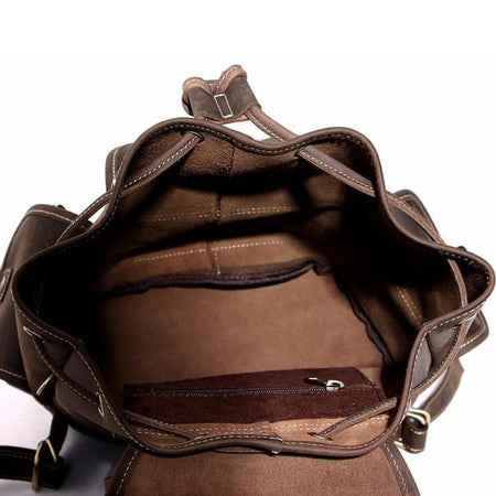 The Asmund Backpack | Genuine Leather Rucksack - Drakoi Marketplace