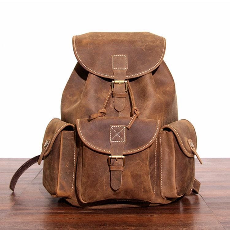 The Asmund Backpack | Genuine Leather Rucksack - Drakoi Marketplace