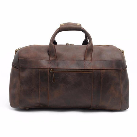 The Asta Weekender | Handcrafted Leather Duffle Bag - Drakoi Marketplace