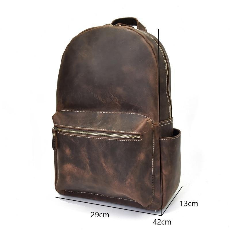 The Calder Backpack | Handcrafted Leather Backpack - Drakoi Marketplace