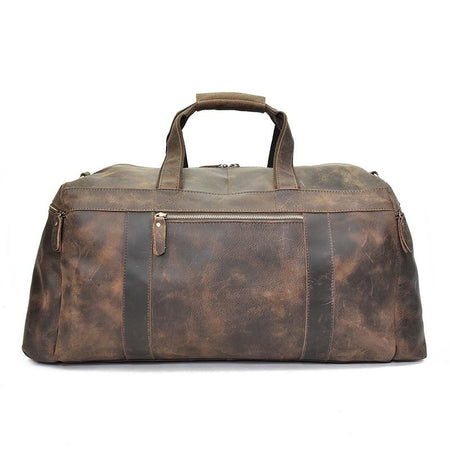 The Colden Duffle Bag | Large Capacity Leather Weekender - Drakoi Marketplace