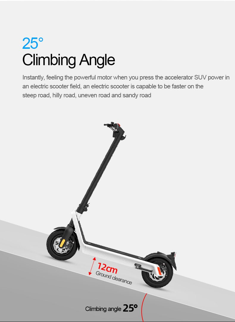 The Commuta Pro Max Electric Foldable Scooter - 75km Range and 40kmh Max Speed. - ships from Germany - Drakoi Marketplace