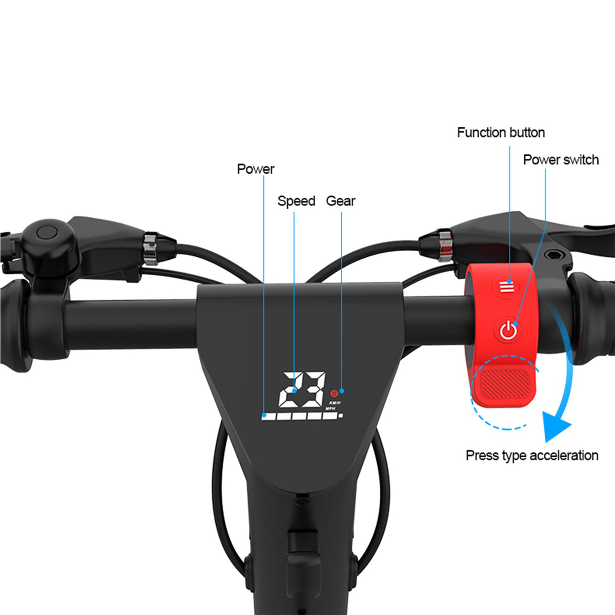 The Commuta Pro Max Electric Foldable Scooter - 75km Range and 40kmh Max Speed. - ships from UK - Drakoi Marketplace