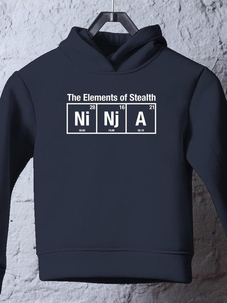 The Elements Of Stealth Hoodie -SmartPrintsInk Designs - Drakoi Marketplace