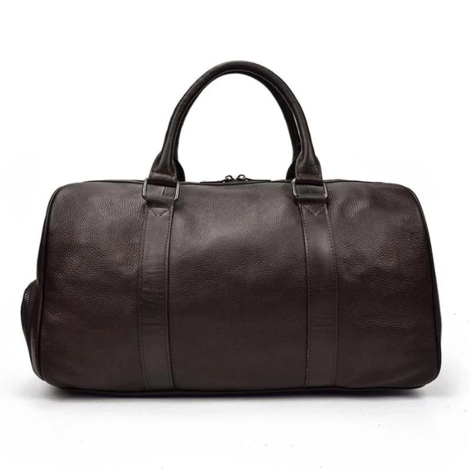 The Endre Weekender | Vintage Leather Duffle Bag - Drakoi Marketplace