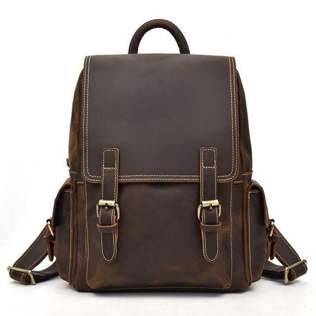 The Freja Backpack | Handcrafted Leather Backpack - Drakoi Marketplace