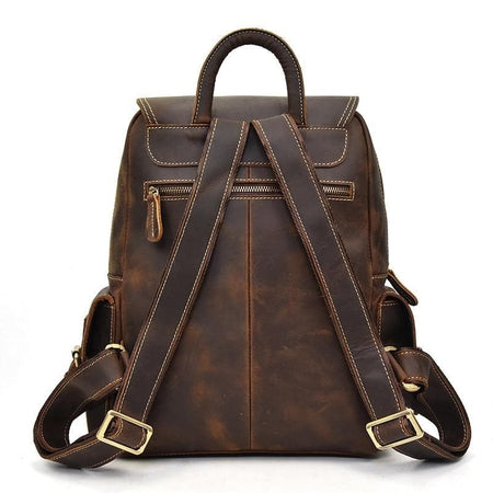 The Freja Backpack | Handcrafted Leather Backpack - Drakoi Marketplace