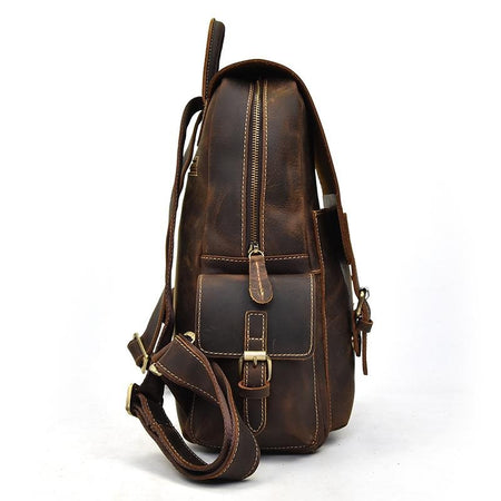 The Freja Backpack | Handcrafted Leather Backpack - Drakoi Marketplace