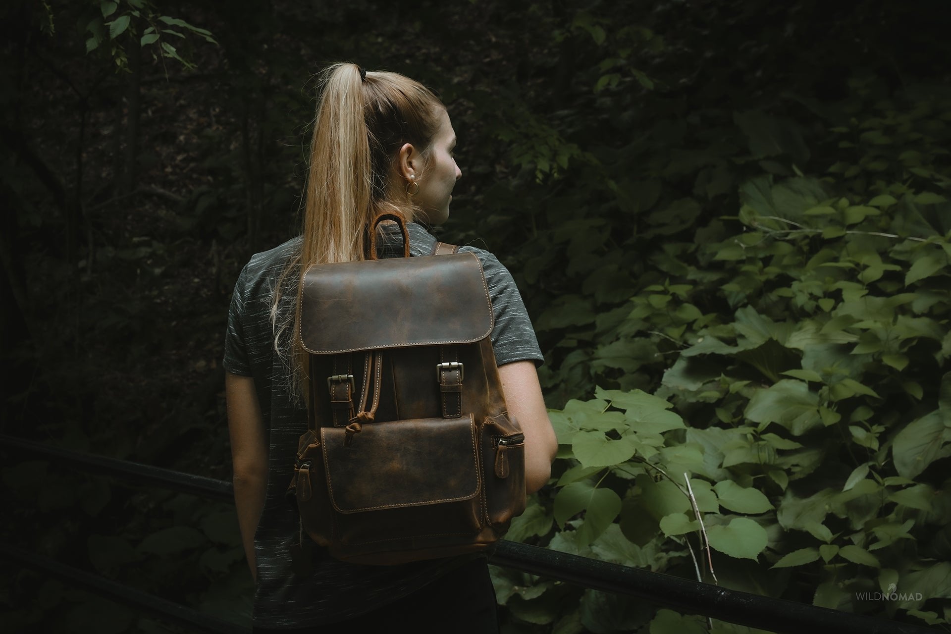 The Hagen Backpack | Vintage Leather Backpack - Drakoi Marketplace