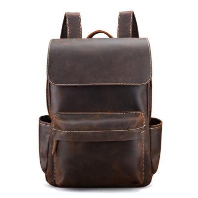 The Helka Backpack | Genuine Vintage Leather Backpack - Drakoi Marketplace