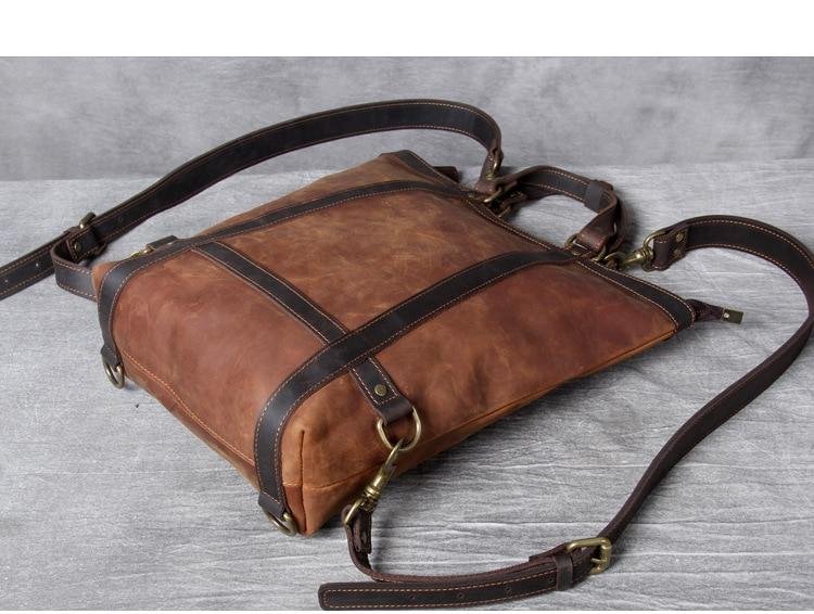 The Icarus | Handmade Vintage Leather Backpack - Drakoi Marketplace