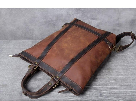 The Icarus | Handmade Vintage Leather Backpack - Drakoi Marketplace