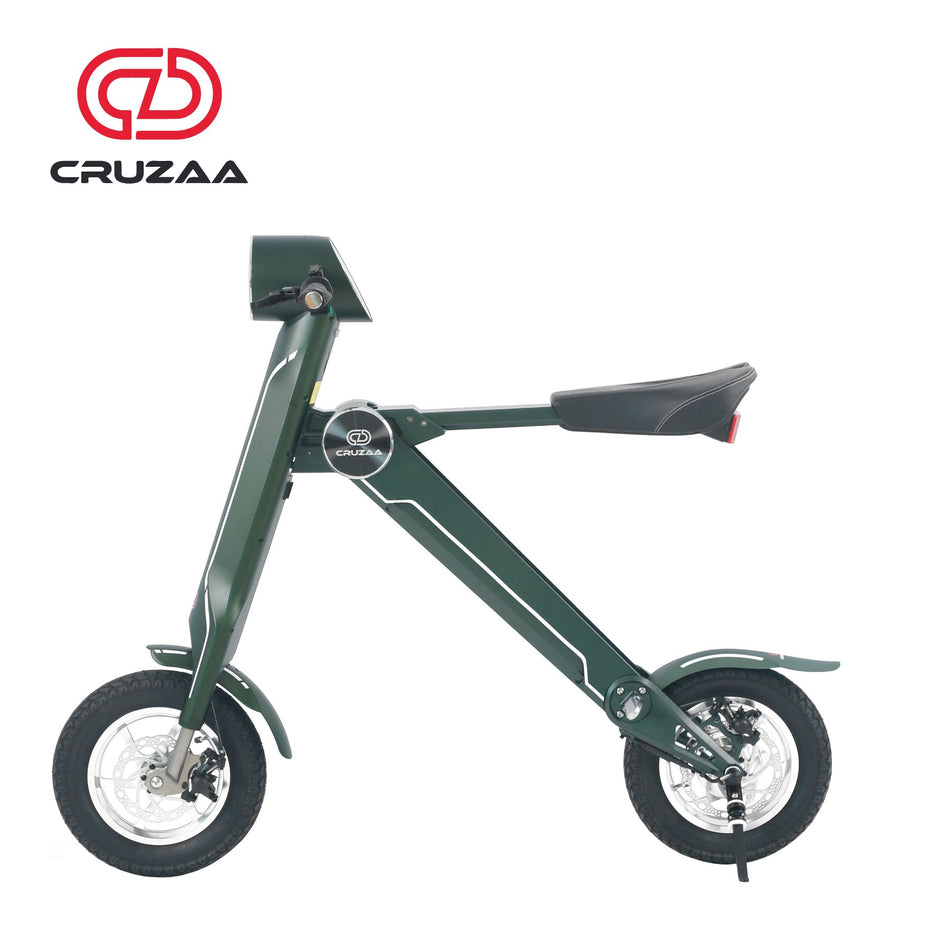 The Limited Edition Cruzaa Electric Scooter - 45km Range & 35kmh Top Speed Cruzaa Built in Bluetooth & Speakers + USB - Magno Green - Drakoi Marketplace