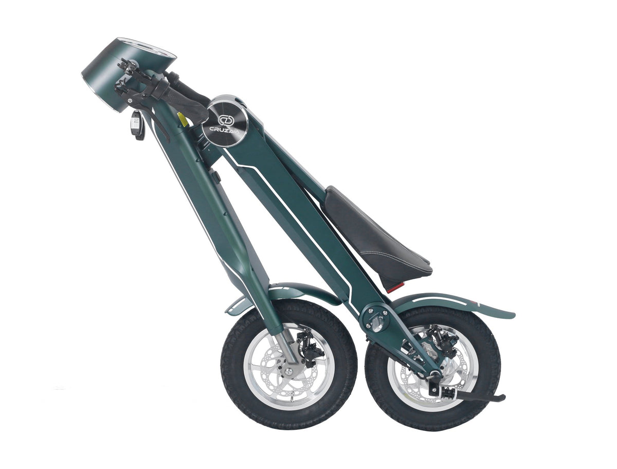 The Limited Edition Cruzaa Electric Scooter - 45km Range & 35kmh Top Speed Cruzaa Built in Bluetooth & Speakers + USB - Magno Green - Drakoi Marketplace