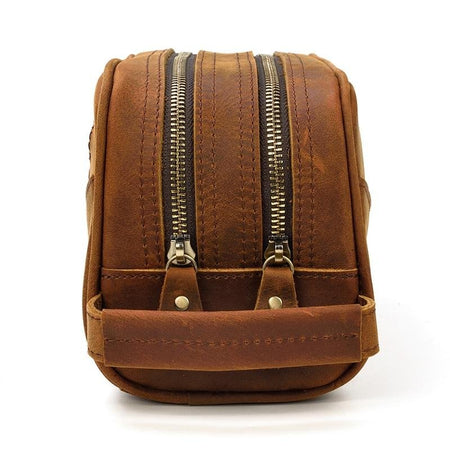 The Nomad Toiletry Bag | Genuine Leather Travel Toiletry Bag - Drakoi Marketplace