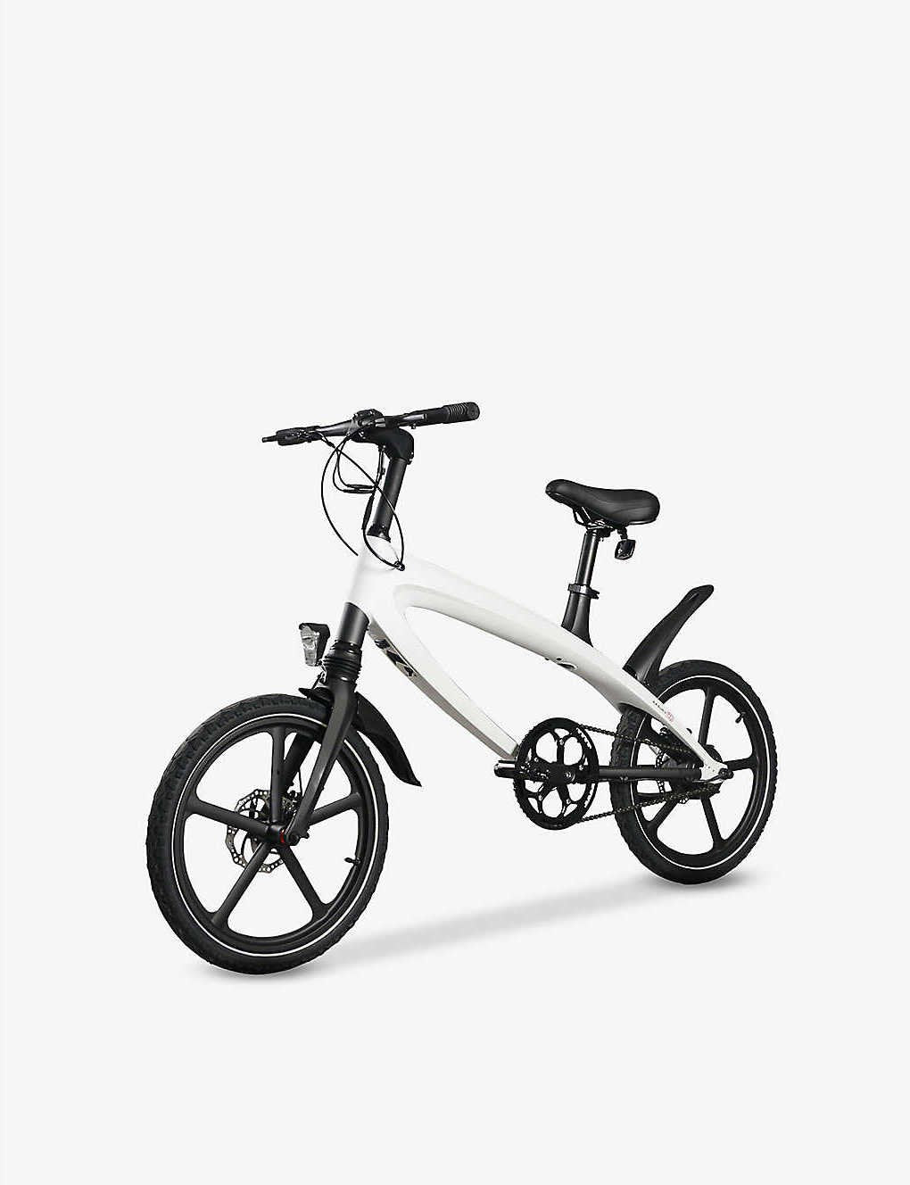 The Official Racing White E-Bike with Built-in Speakers & Bluetooth (Range up to 60km) - Drakoi Marketplace