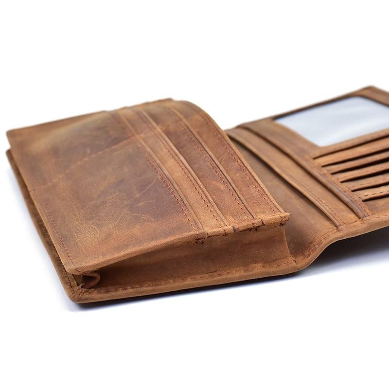 The Pathfinder Bifold Wallet | Genuine Leather Pocket Book - Drakoi Marketplace