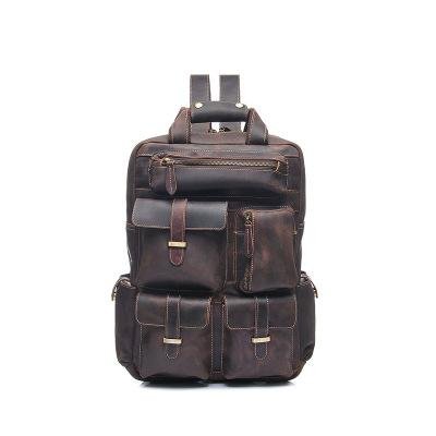 The Shelby Backpack | Handmade Genuine Leather Backpack - Drakoi Marketplace