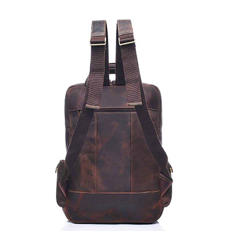 The Shelby Backpack | Handmade Genuine Leather Backpack - Drakoi Marketplace