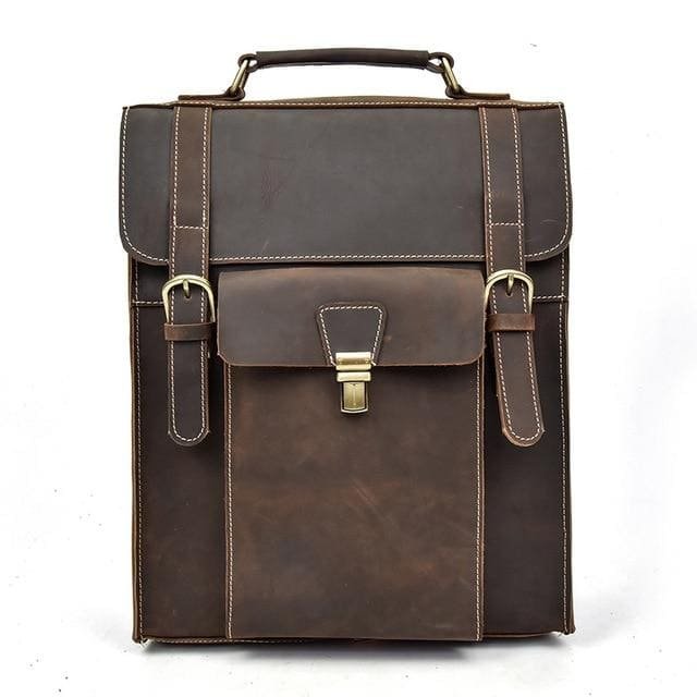 The Vali Backpack | Handmade Vintage Leather - Drakoi Marketplace