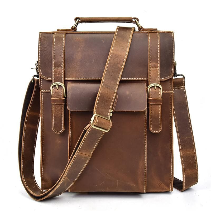 The Vali Backpack | Handmade Vintage Leather - Drakoi Marketplace