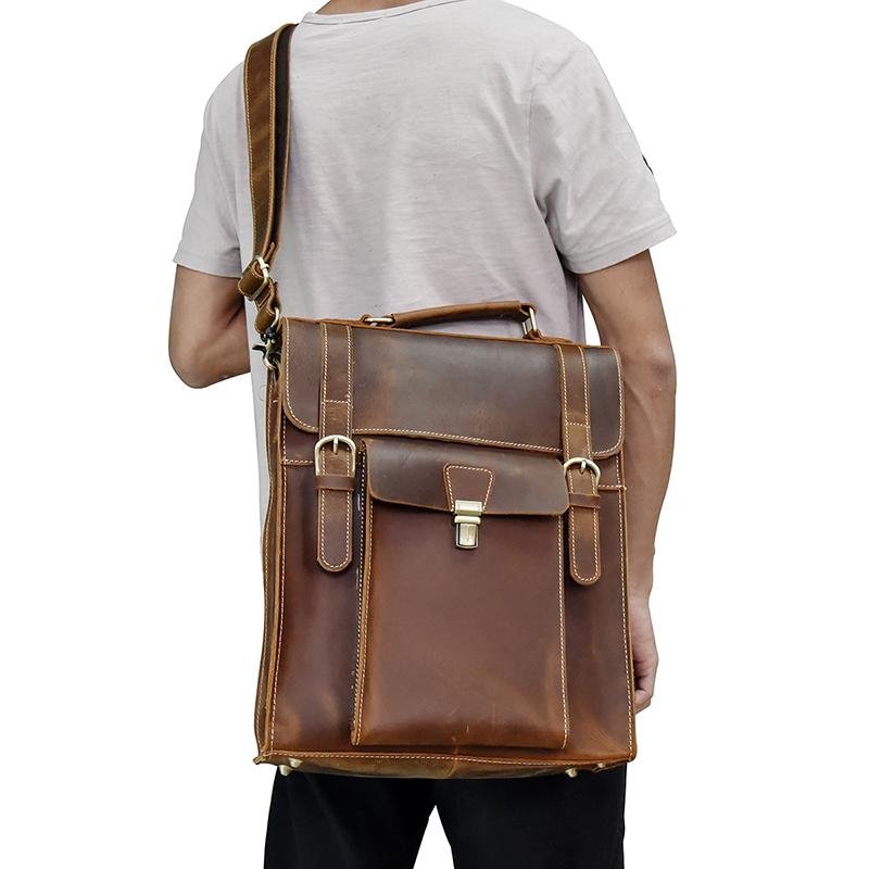 The Vali Backpack | Handmade Vintage Leather - Drakoi Marketplace