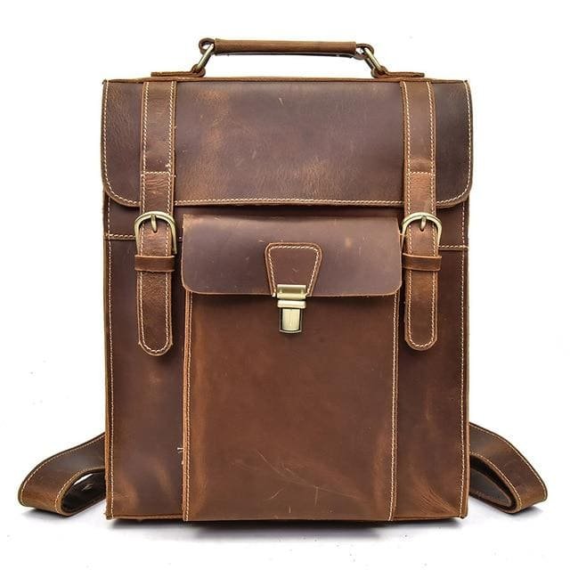 The Vali Backpack | Handmade Vintage Leather - Drakoi Marketplace