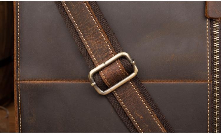 The Viggo Briefcase | Genuine Leather Messenger Bag - Drakoi Marketplace