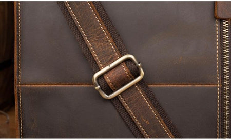 The Viggo Briefcase | Genuine Leather Messenger Bag - Drakoi Marketplace