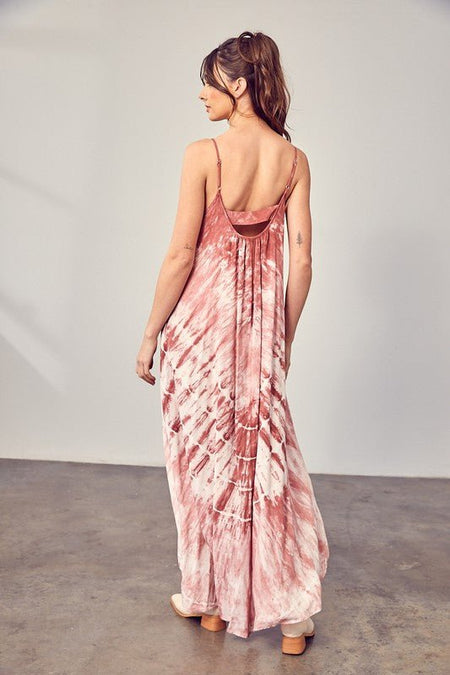 Tie-Dye Cami Maxi Dress - Drakoi Marketplace