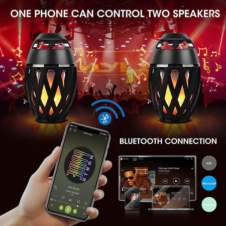 Tiki Tiki To To Outdoor LED Torch With Bluetooth Speaker - Drakoi Marketplace