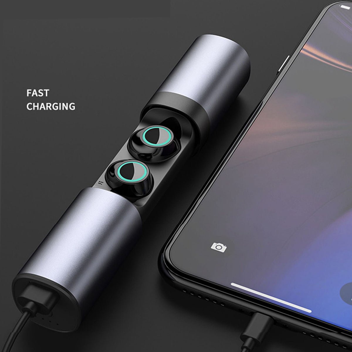 True Twin 2 In 1 Wireless Headphones With Phone Charger - Drakoi Marketplace