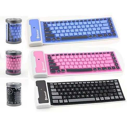 Type Out Of A Box With Flexible Silicone Bluetooth Keyboard - Drakoi Marketplace