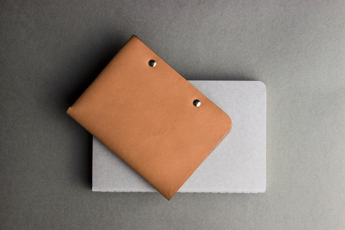 Unstitched Leather Twofold Wallet - Drakoi Marketplace