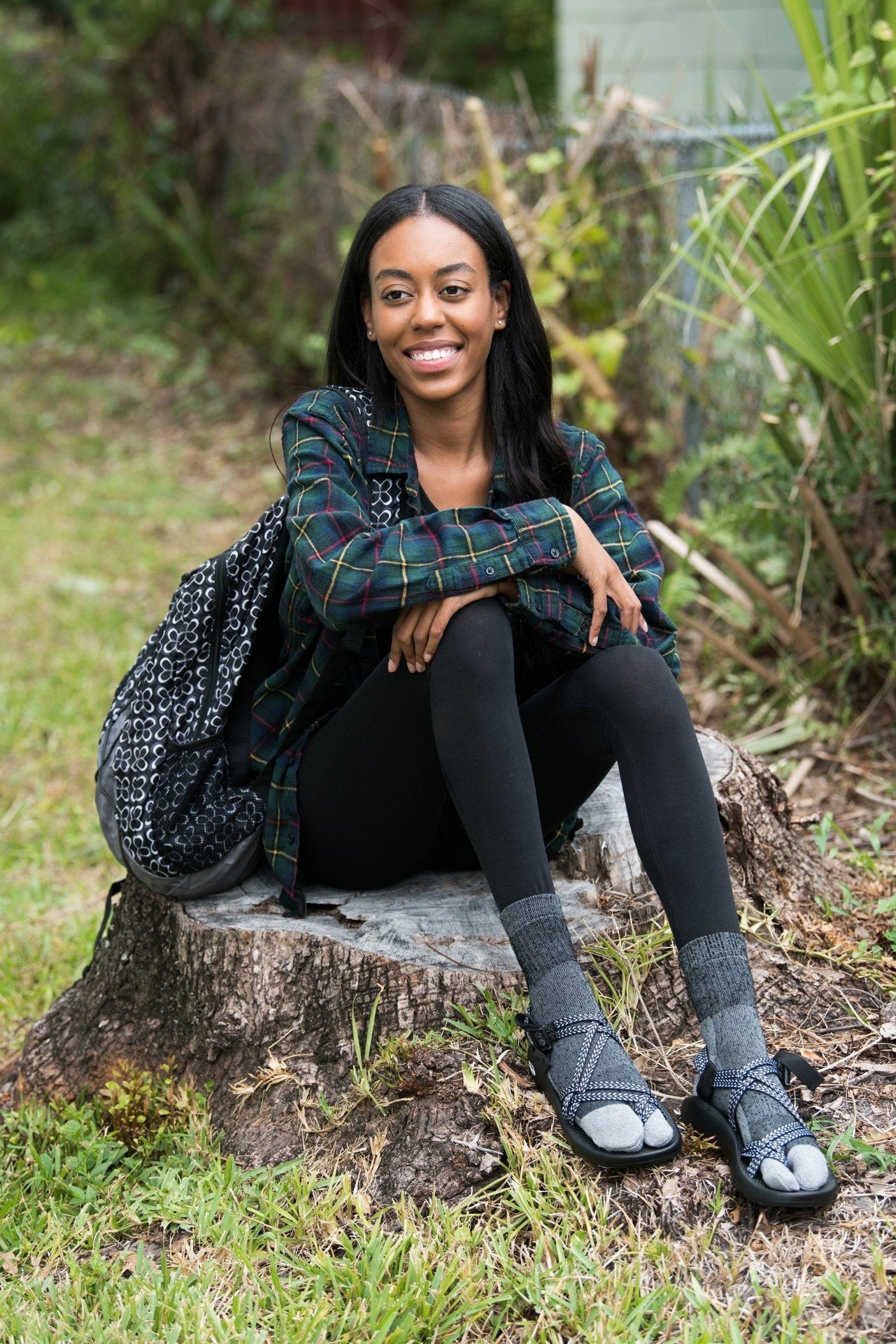 V-Toe Dark Grey Wool Casual or Hiking V-Toe Flip-Flop Tabi Big Toe Chaco Socks - Drakoi Marketplace