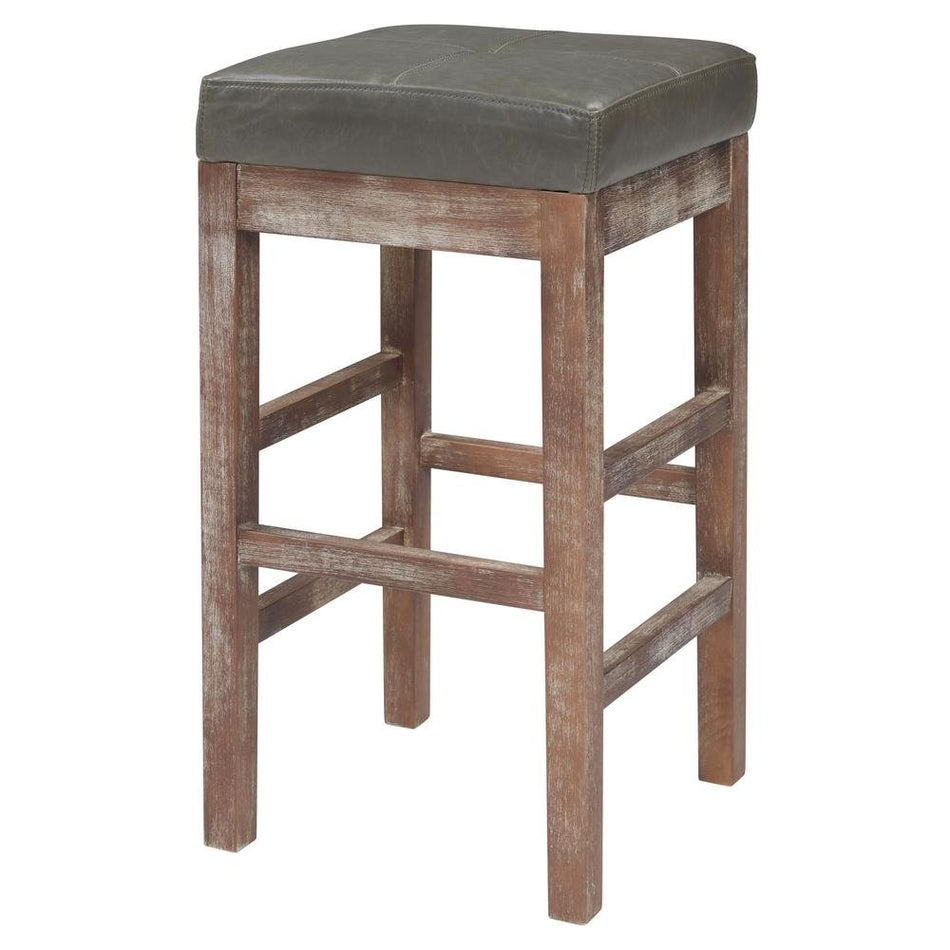 Valencia Bonded Leather Counter Stool - Drakoi Marketplace