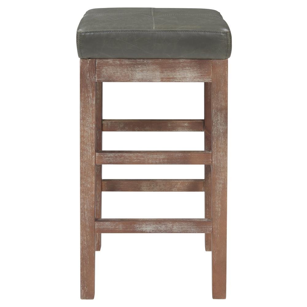 Valencia Bonded Leather Counter Stool - Drakoi Marketplace