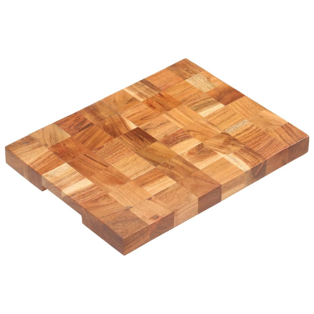 vidaXL Chopping Board 15.7"x11.8"x1.5" Solid Acacia Wood - Drakoi Marketplace