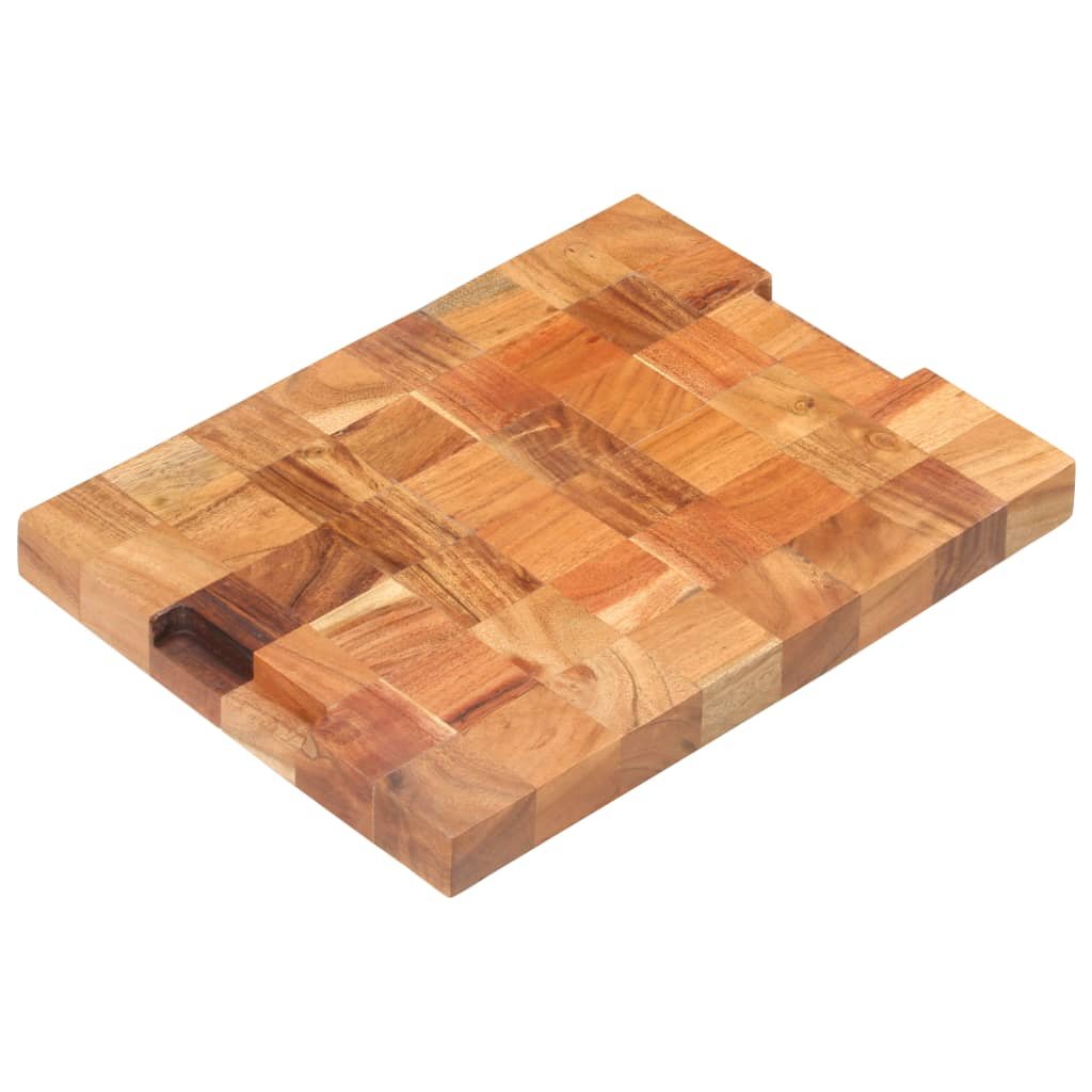 vidaXL Chopping Board 15.7"x11.8"x1.5" Solid Acacia Wood - Drakoi Marketplace