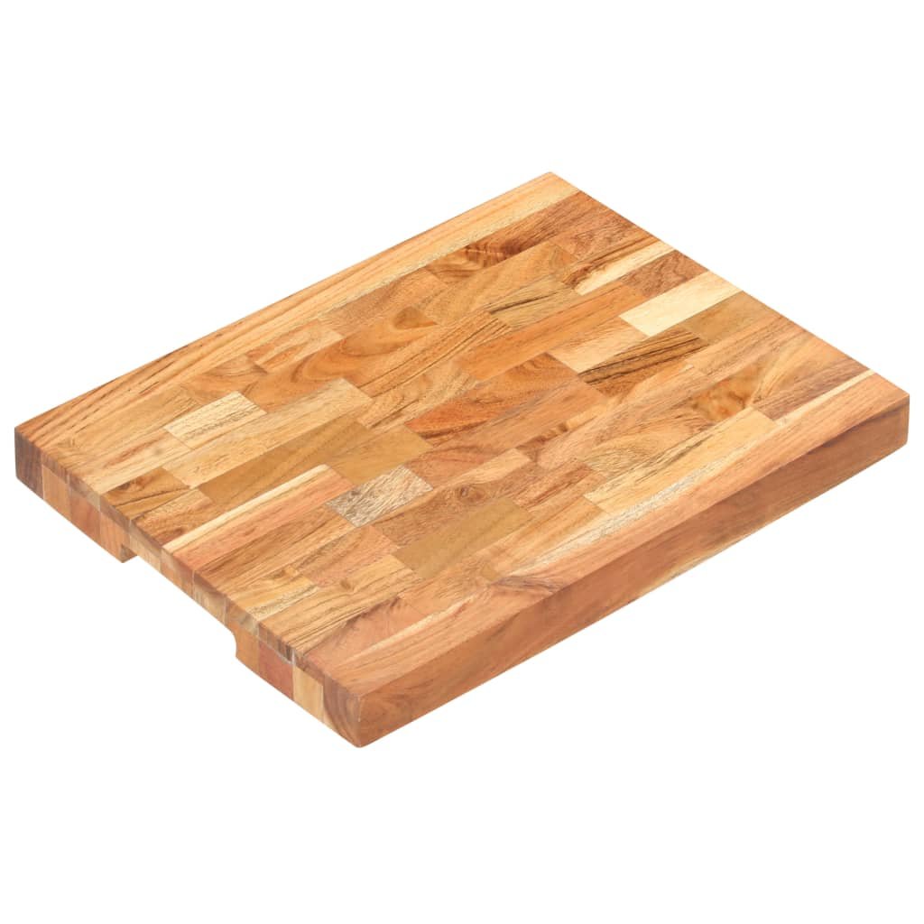 vidaXL Chopping Board 15.7"x11.8"x1.6" Solid Acacia Wood - Drakoi Marketplace