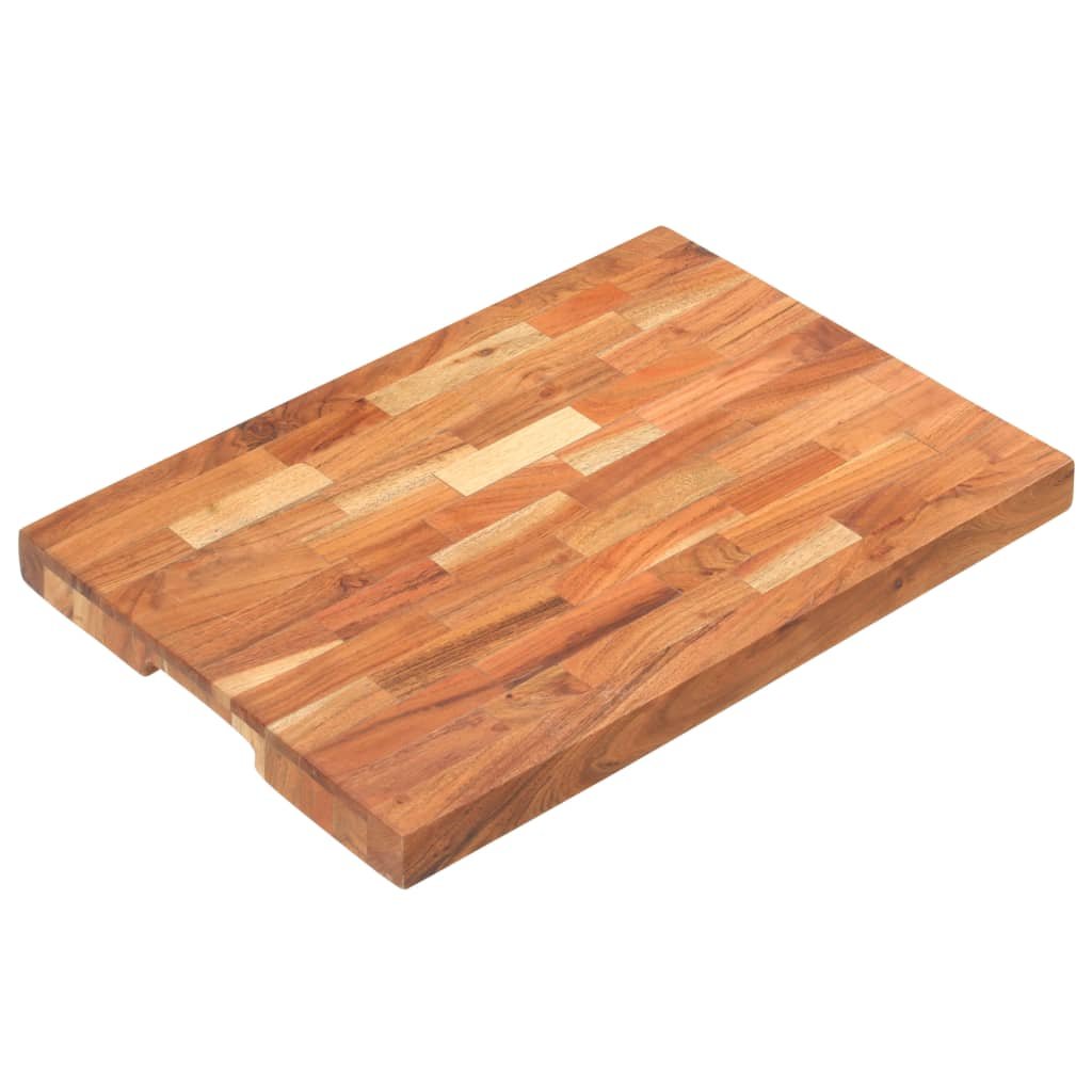 vidaXL Chopping Board 19.7"x13.8"x1.6" Solid Acacia Wood - Drakoi Marketplace