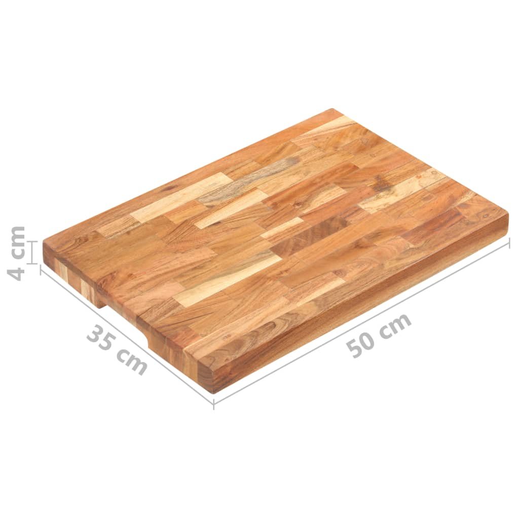 vidaXL Chopping Board 19.7"x13.8"x1.6" Solid Wood Acacia - Drakoi Marketplace