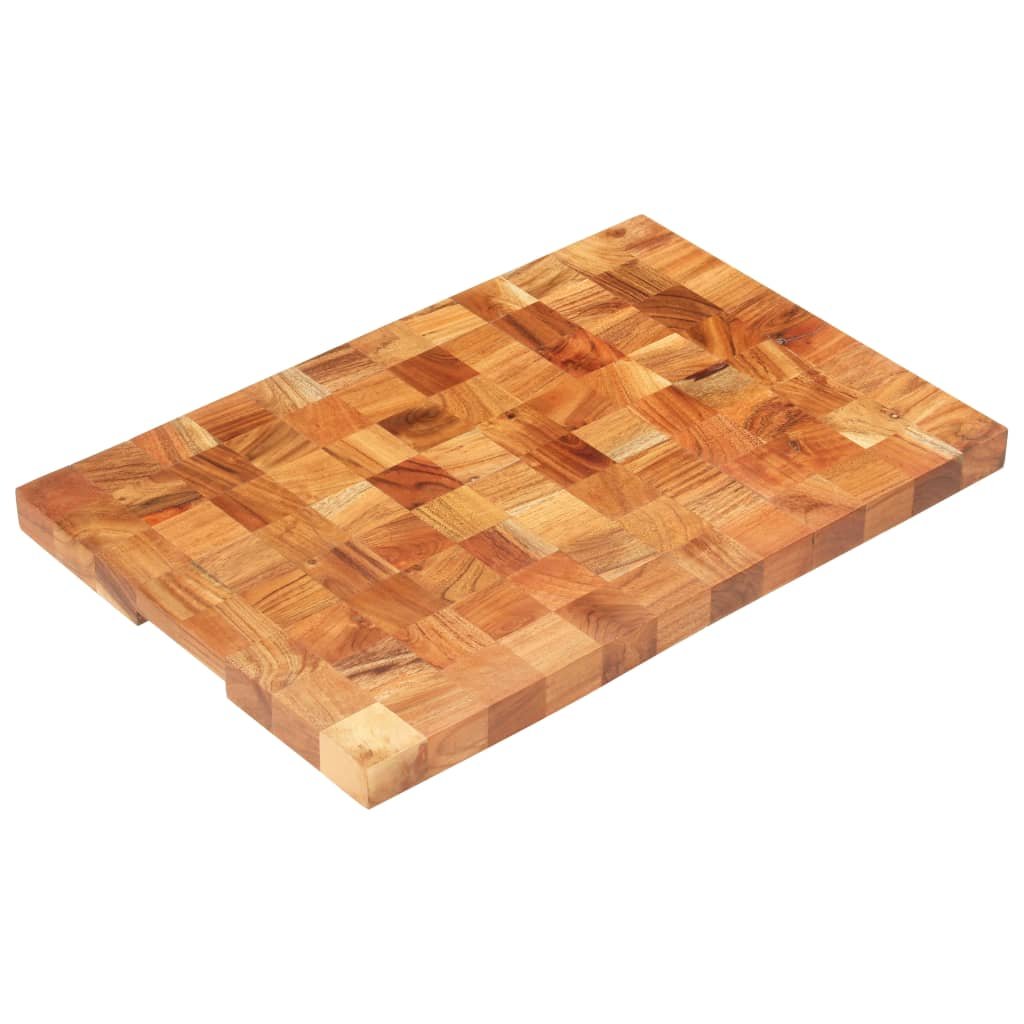 vidaXL Chopping Board 23.6"x15.7"x1.5" Solid Acacia Wood - Drakoi Marketplace