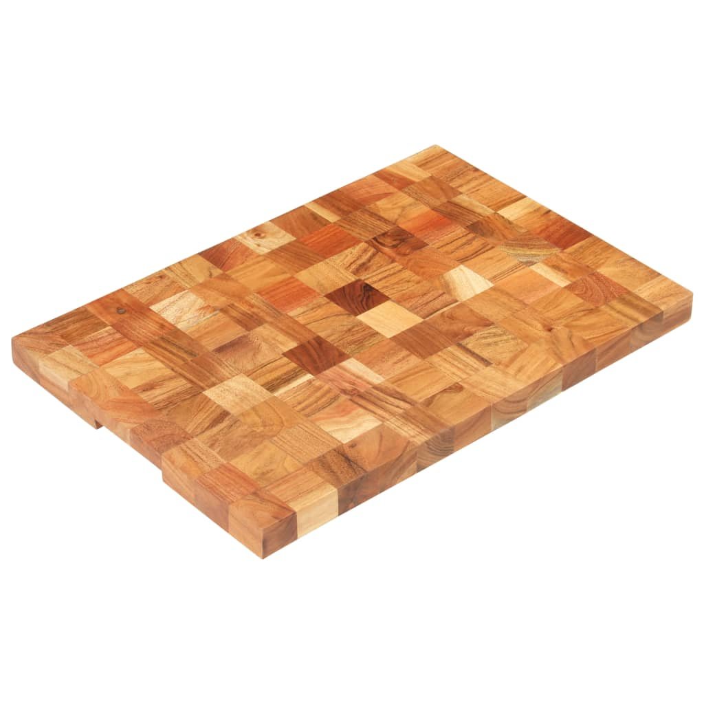 vidaXL Chopping Board 23.6"x15.7"x1.5" Solid Acacia Wood - Drakoi Marketplace