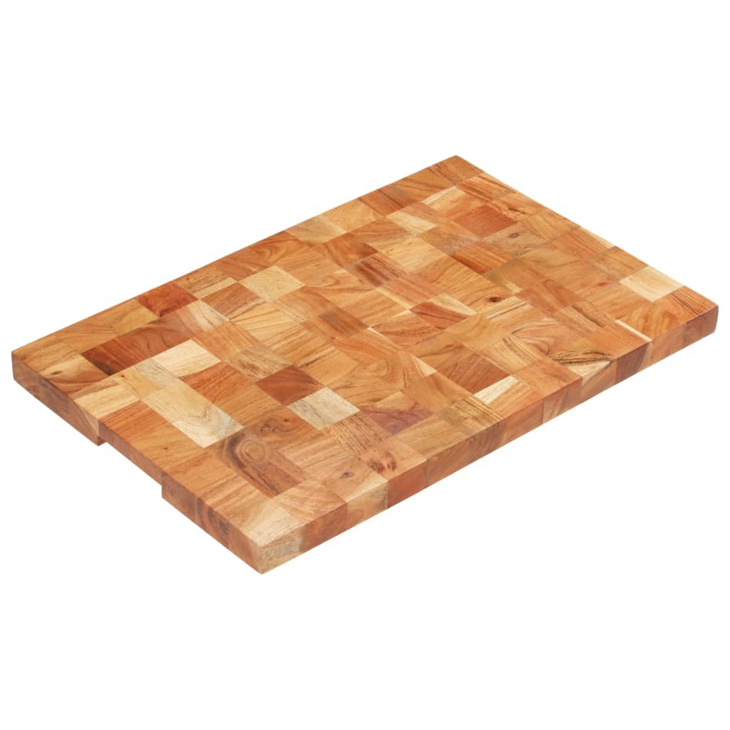 vidaXL Chopping Board 23.6"x15.7"x1.5" Solid Acacia Wood - Drakoi Marketplace