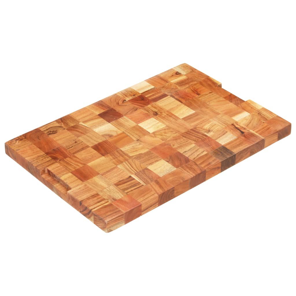 vidaXL Chopping Board 23.6"x15.7"x1.5" Solid Acacia Wood - Drakoi Marketplace