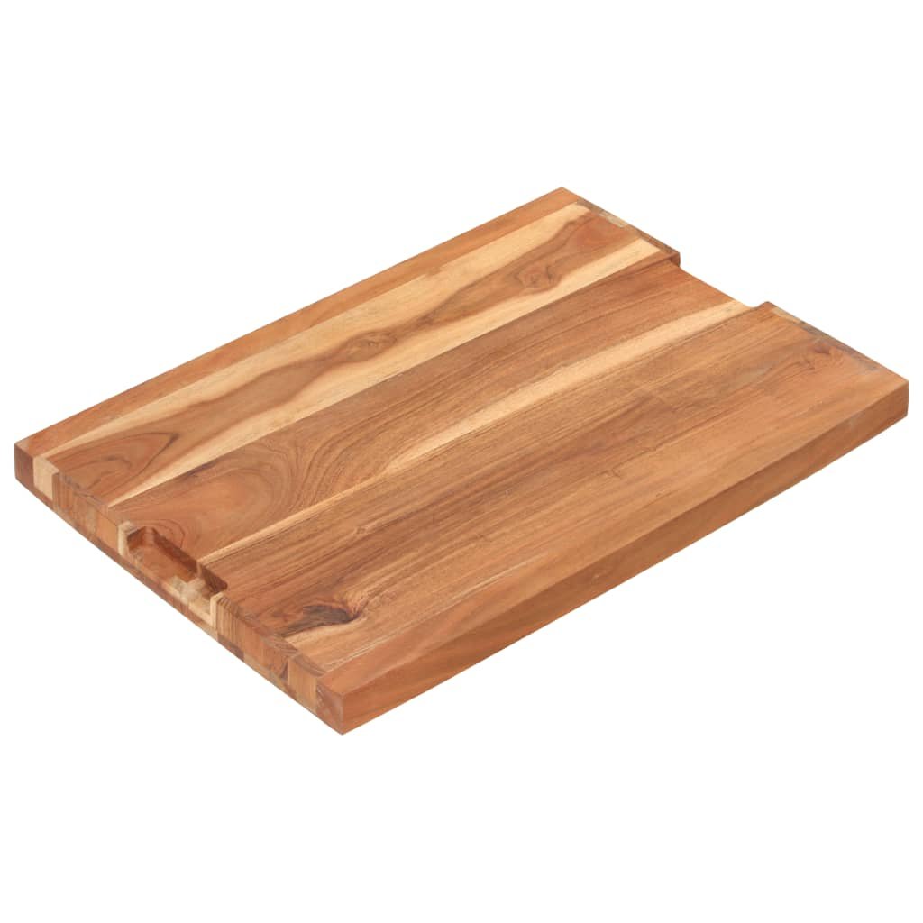 vidaXL Chopping Board 23.6"x15.7"x1.6" Solid Acacia Wood - Drakoi Marketplace